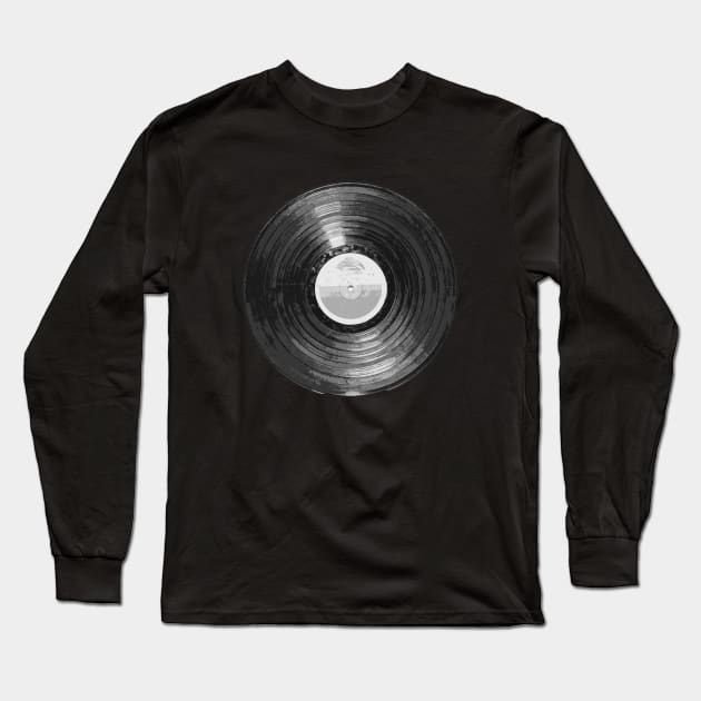 vinyl Long Sleeve T-Shirt by rickylabellevie